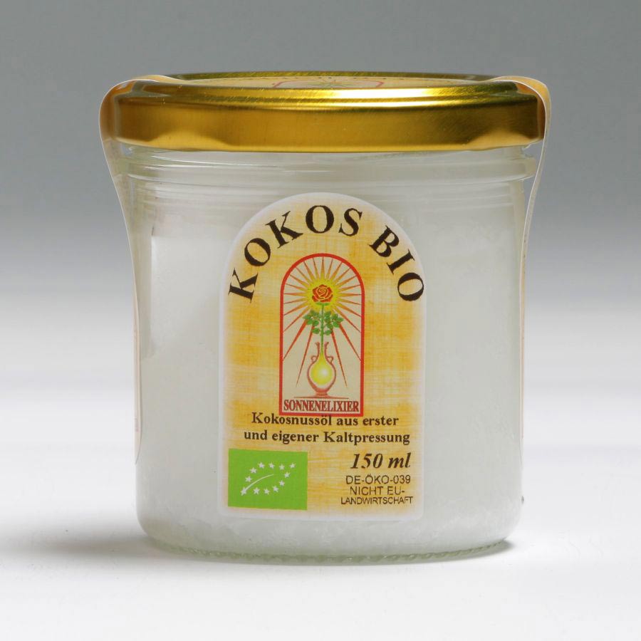 Kokosöl bio 150 ml im Sturzglas