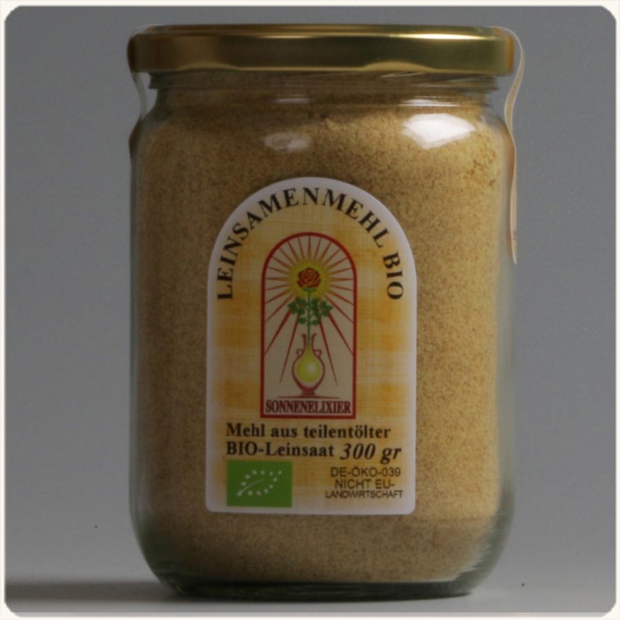 Leinsamenmehl 300 gr, Leinsaat, Leinsamen, Leinöl, Lein