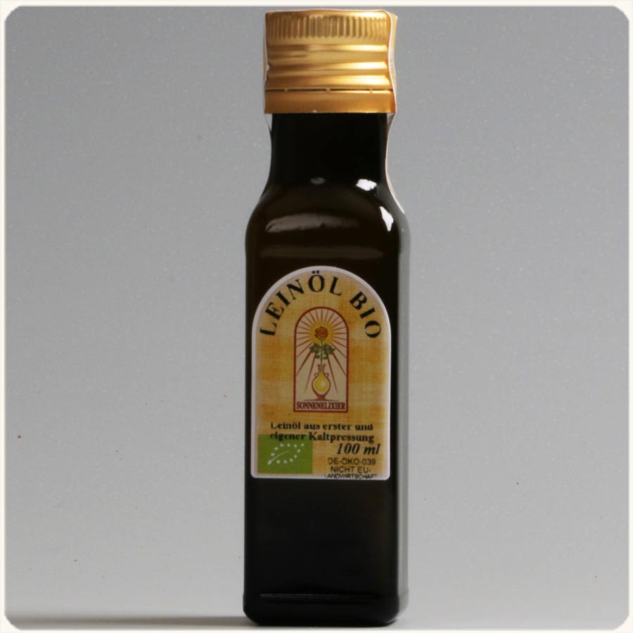 Leinöl BIO 100 ml, Lein, Leinsamen, Leinsaat