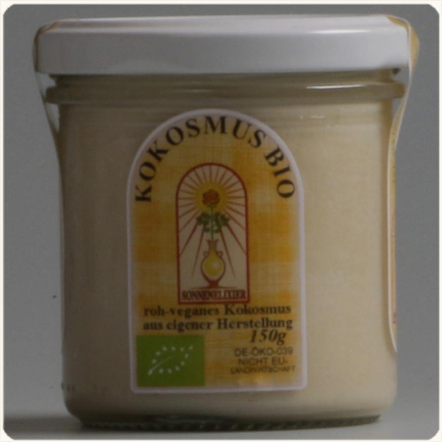 Kokosmus bio 150 g im Sturzglas