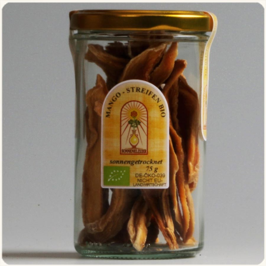 Mangostreifen BIO, getrocknete Mango